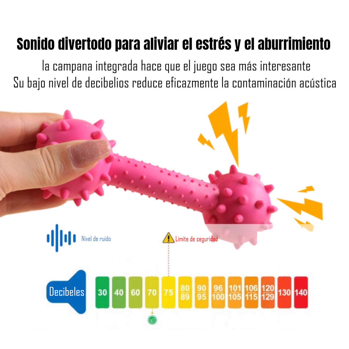 Home Universal® Juguete Mordedor para Perros de Goma Resistente con Textura Antideslizante | Hueso con Púas para Limpieza Dental y Encías Sanas | Ideal para Perros Pequeños, Medianos y Grandes (3 Unidades - Azul, Rosa, Verde)