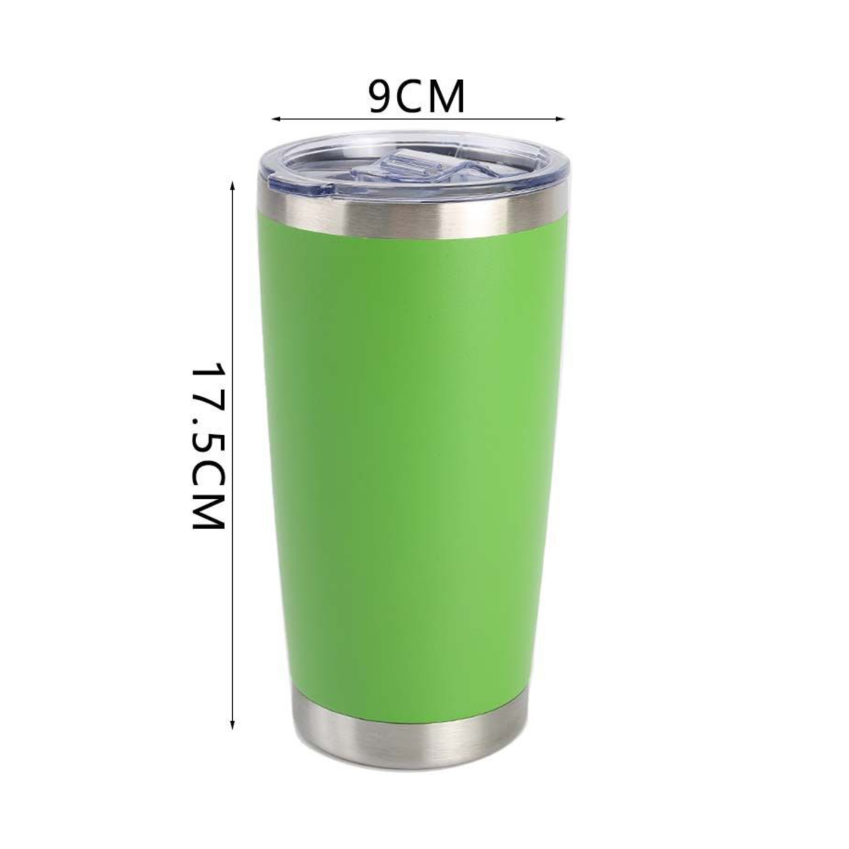 Home Universal ® Termo de Café Acero Inoxidable, Vaso Térmico con Aislamiento, 12h Caliente / 24h Frío, para agua, té caliente y frio (Verde)