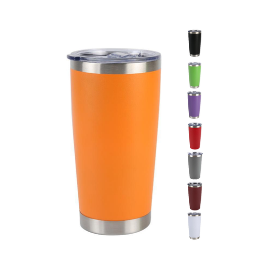 Home Universal ® Termo de Café Acero Inoxidable, Vaso Térmico con Aislamiento, 12h Caliente / 24h Frío, para agua, té caliente y frio (Naranja)