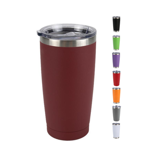 Home Universal ® Termo de Café Acero Inoxidable, Vaso Térmico con Aislamiento, 12h Caliente / 24h Frío, para agua, té caliente y frio (Marrón)