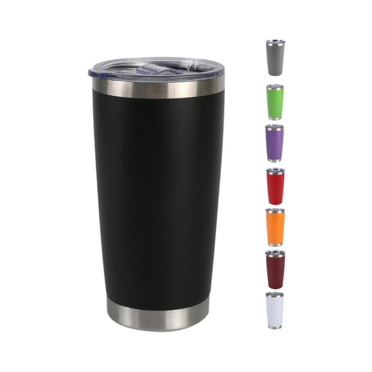 Home Universal ® Termo de Café Acero Inoxidable, Vaso Térmico con Aislamiento, 12h Caliente / 24h Frío, para agua, té caliente y frio (Negro)