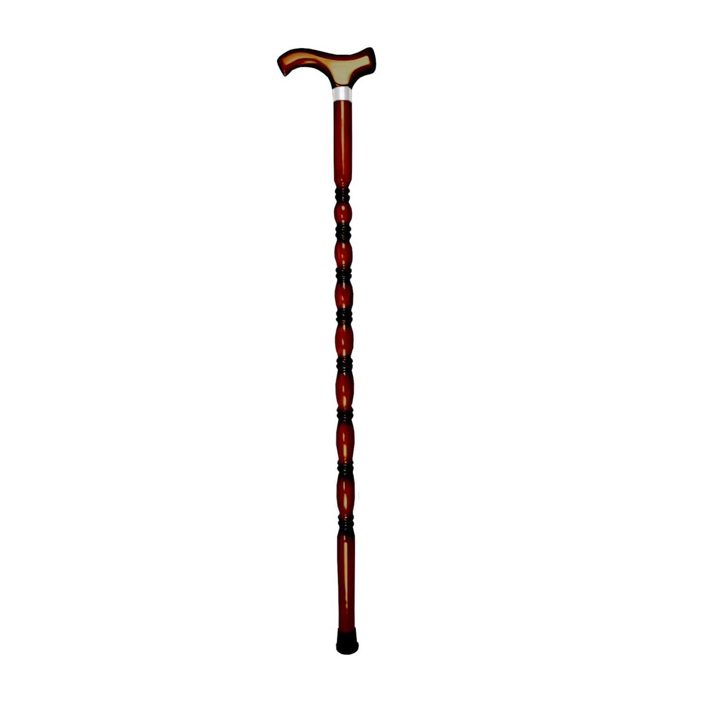 Home Universal® Bastón Ergonómico Antideslizante – Madera Clásica – Ligero, Resistente y Extensible – Ideal para Adultos Mayores, Rehabilitación y Seguridad al Caminar (Bastón Derby Castaño)