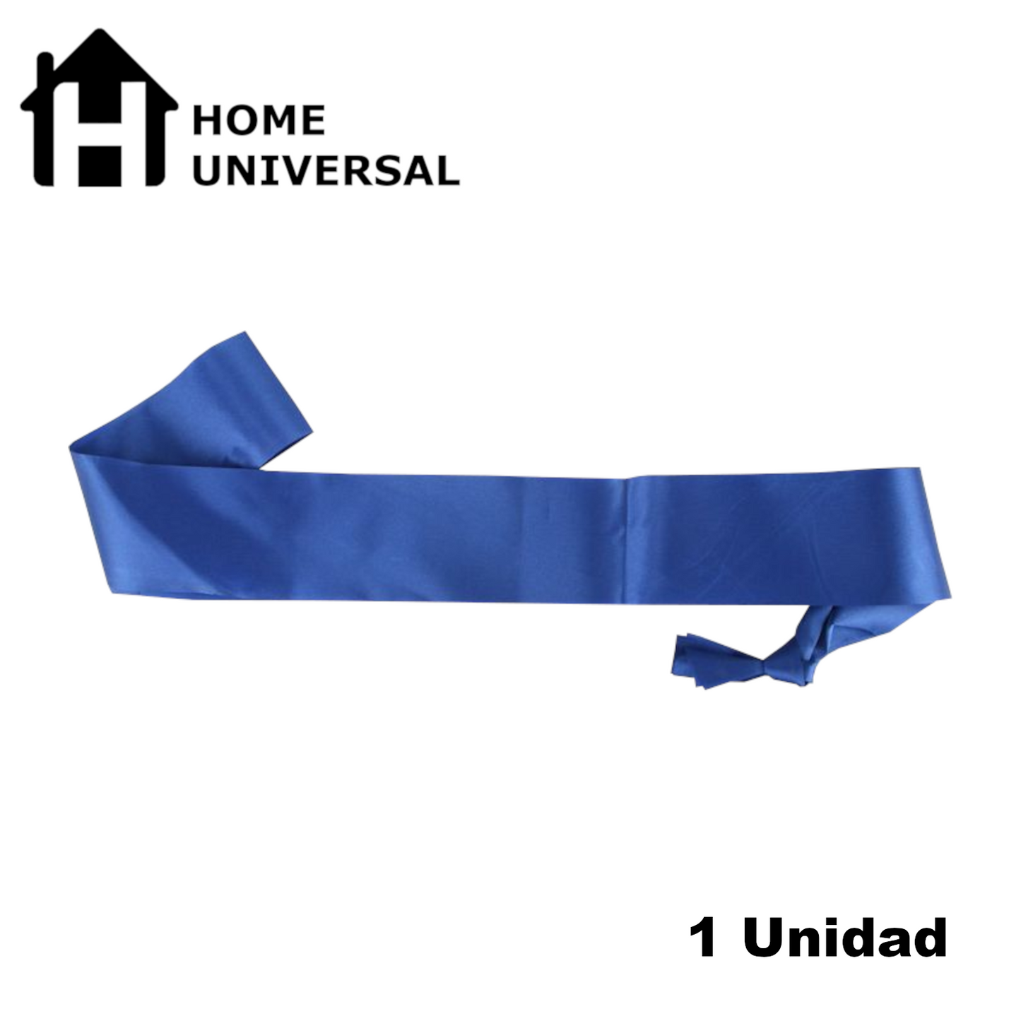 Home Universal® Banda Feliz Cumpleaños – Cinta Decorativa para Fiesta y Photocall, Accesorio para Mujer, Hombre y Niños, Diseño Elegante con Letras Doradas, Ideal para Celebraciones y Sesiones de Fotos (Liso - 1 unidad)