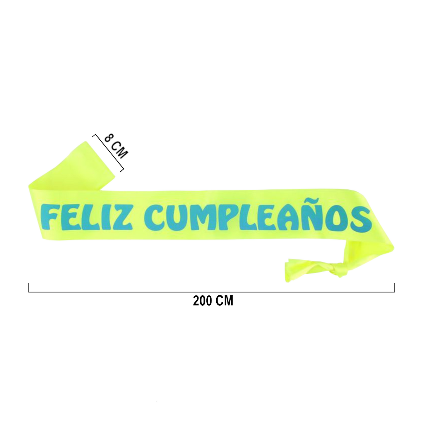Home Universal® Banda Feliz Cumpleaños – Cinta Decorativa para Fiesta y Photocall, Accesorio para Mujer, Hombre y Niños, Diseño Elegante con Letras Doradas, Ideal para Celebraciones y Sesiones de Fotos (Con letra "Feliz cumpleaños" - 1 unidad)