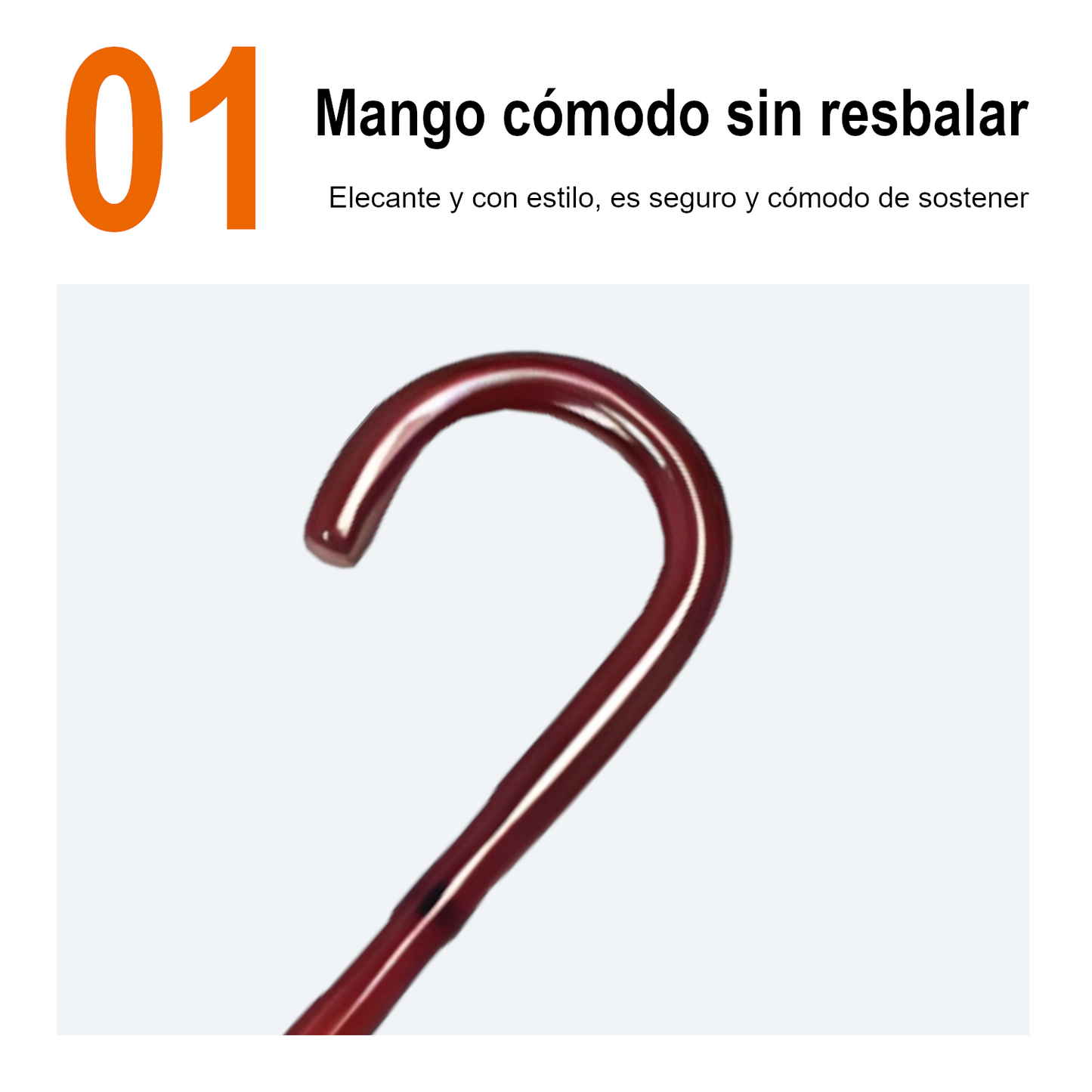 Home Universal® Bastón Ergonómico Antideslizante – Madera Clásica – Ligero, Resistente y Extensible – Ideal para Adultos Mayores, Rehabilitación y Seguridad al Caminar (Bastón Curvo Oscuro)
