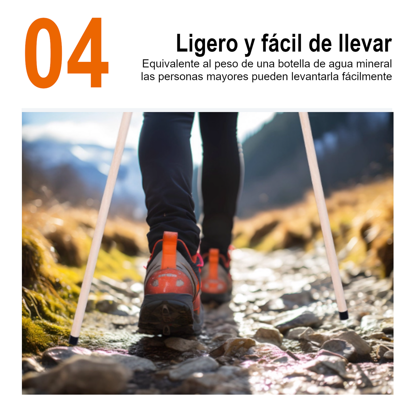 Home Universal® Bastón Ergonómico Antideslizante – Madera Clásica – Ligero, Resistente y Extensible – Ideal para Adultos Mayores, Rehabilitación y Seguridad al Caminar (Bastón Curvo Natural)