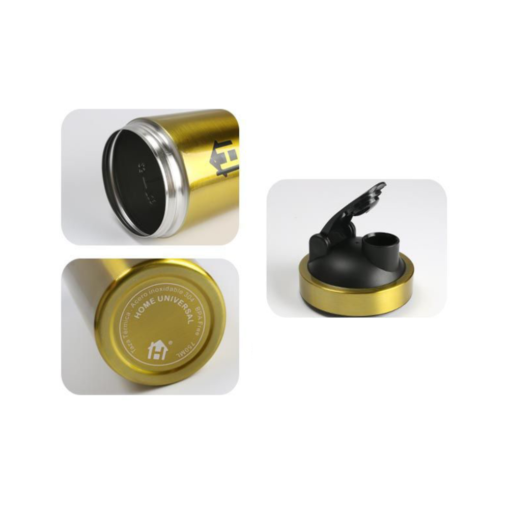 Home Universal ® Jarra Termo de Acero Inoxidable para Cerveza (Azul) - Mantiene Frío hasta 5 Horas | Perfecta para Camping