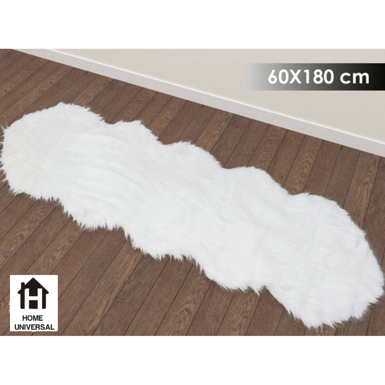 Home Universal® Alfombra Suave de Piel Sintética  | Felpudo Decorativo Antideslizante para Sala, Dormitorio y Hogar | Alfombra Lujosa y Moderna | Varios Colores y Tamaños
