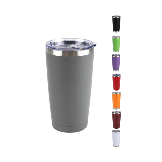 Home Universal ® Termo de Café Acero Inoxidable, Vaso Térmico con Aislamiento, 12h Caliente / 24h Frío, para agua, té caliente y frio (Gris)
