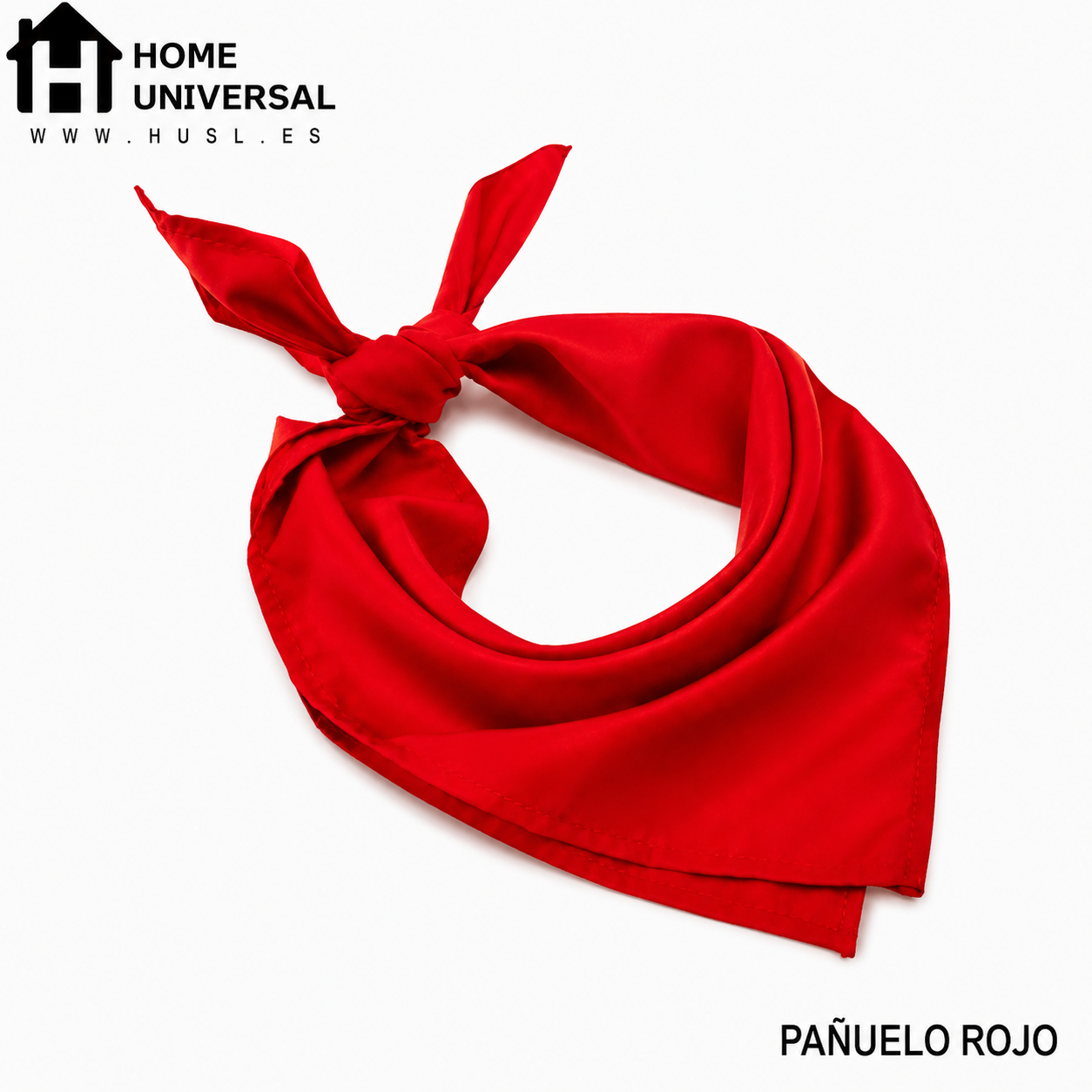 HOME UNIVERSAL® Lote 12 Pañuelos Rojos | Pañuelos Rojos San Fermín | Fiestas del Toro | Lote Grande 12 Unidades