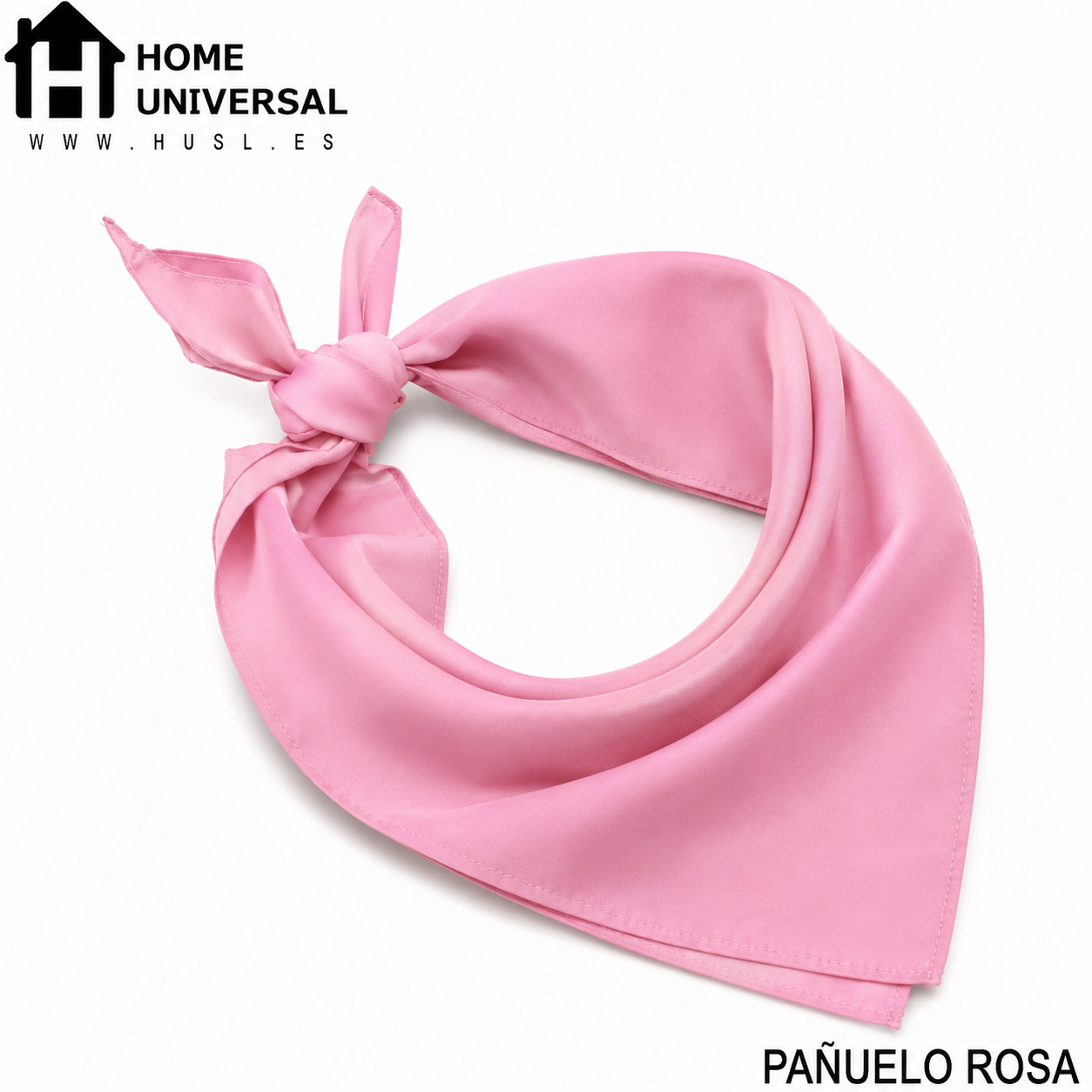 HOME UNIVERSAL® Lote 12 Pañuelos Rosos | Pañuelos Rosos San Fermín | Fiestas del Toro | Lote Grande 12 Unidades