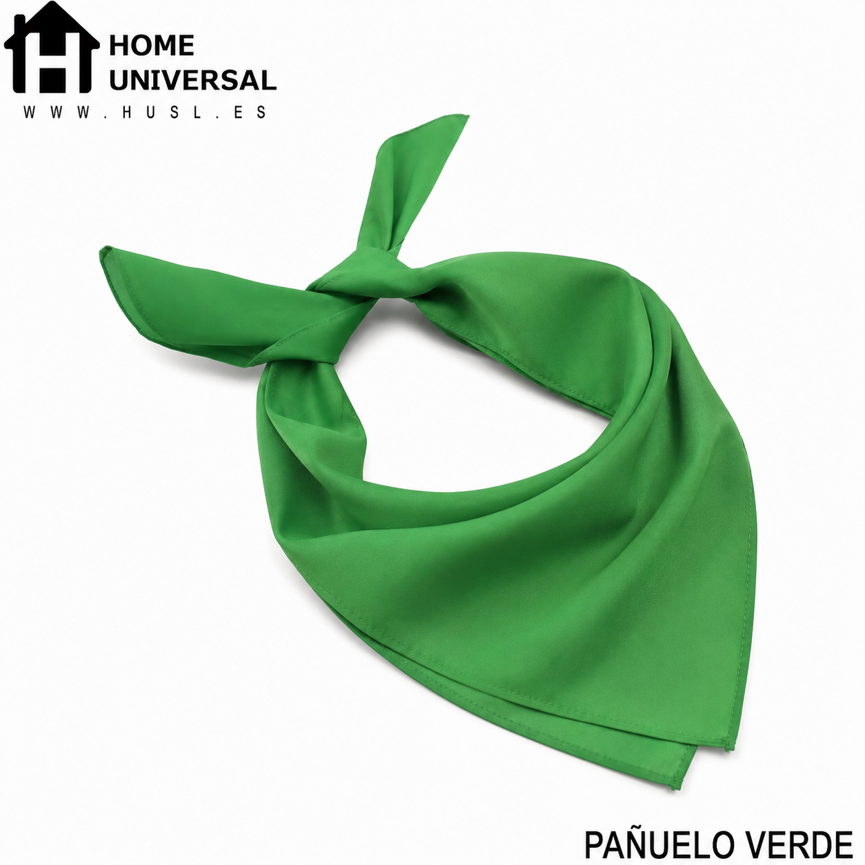 HOME UNIVERSAL® Lote 12 Pañuelos Verdes | Pañuelos Verdes San Fermín | Fiestas del Toro | Lote Grande 12 Unidades