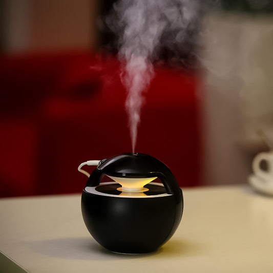 Humidificador de Aire USB Elfo Nocturno 450 ML, Tiempo de Uso de hasta 20 h, Con luz LED Colorida de Noche