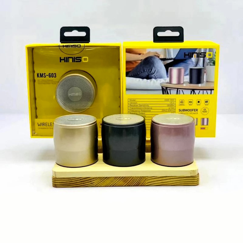 Altavoz Bluetooth KMS-603, Mini Altavoz De Bolsillo, Portátil, Para Casa/Oficina/Al Aire Libre, Tarjeta TF