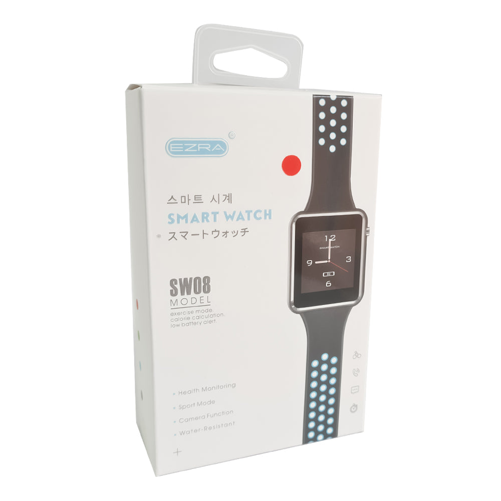 WS08 Reloj Inteligente para Hombre y Mujer, Smartwatch con Llamada, Bluetooth, Pantalla Completamente Táctil, para Android/ IOS