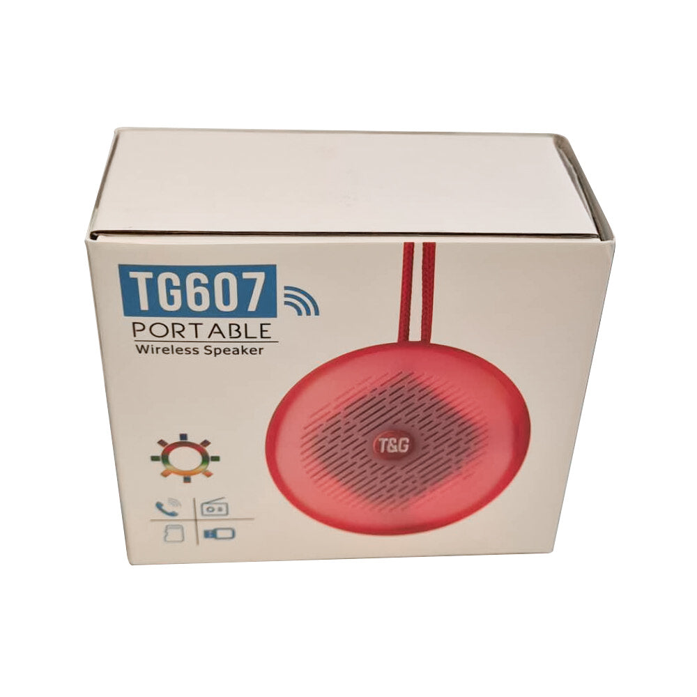 Altavoz bluetooth HIFI portátil, altavoces bluetooth potentes, mini altavoz bluetooth con Radio FM, luz LED, puerto de tarjeta TF