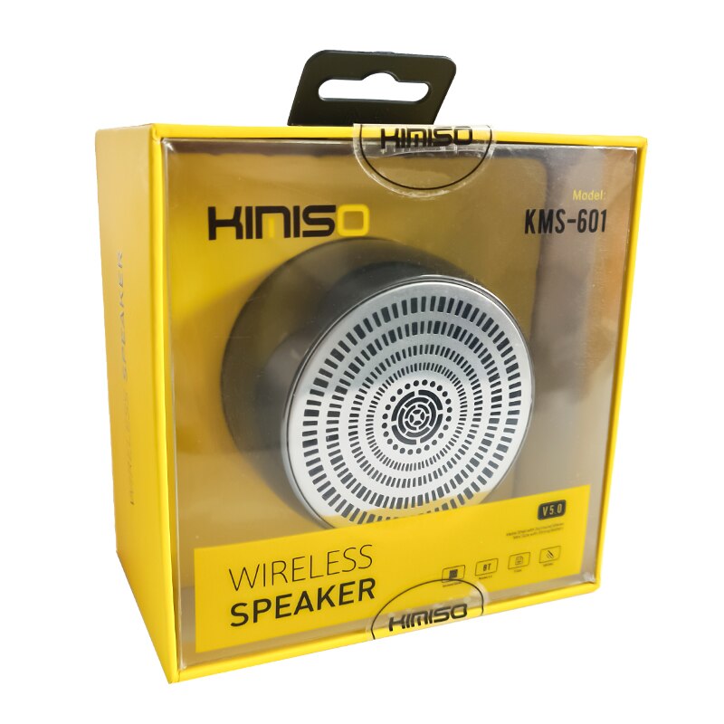Altavoz Bluetooth KMS-601, Mini Altavoz , Portátil, Para Casa/Oficina/Al Aire Libre/Coche, Mano Libre, Tarjeta TF, Radio FM，AUX