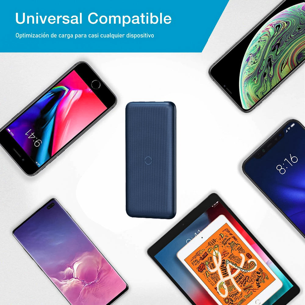 Powerbank RPP-152 Carga Inalámbrica Rápida PD & QC3.0 18W Batería Externa, Cargador Portátil para Android & iOS Tableta