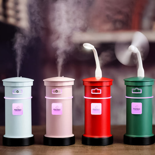 Mini purificador de Aire portátil buzón humidificador USB 200ml aromatizador de Coche Aceite Esencial difusor luz Nocturna
