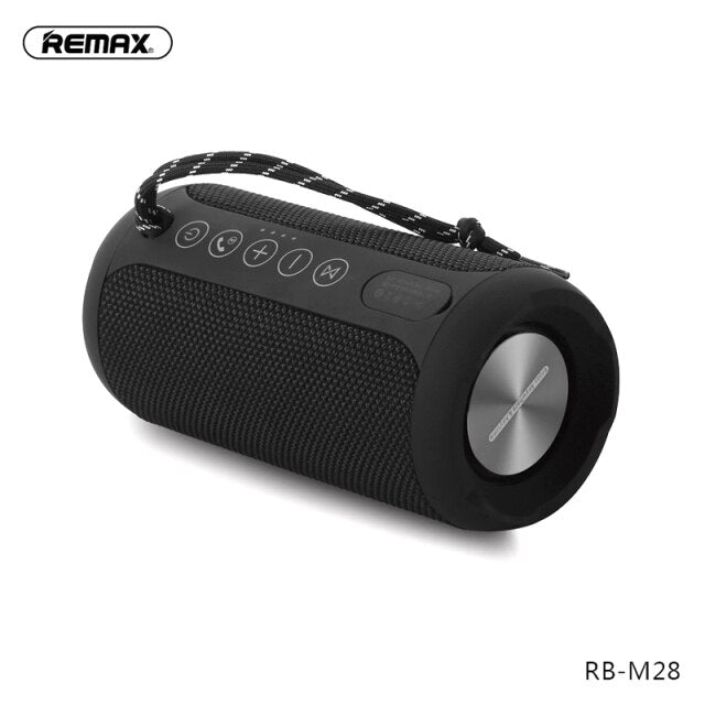 Altavoz Bluetooth de Remax RB-M28, Altavoz Inalámbrico impermeable de IPX6, Sonido estéreo HD Potentes con TWS & Micro Subwoofer