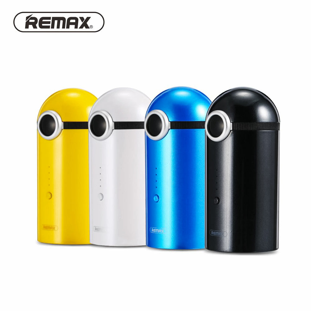 Batería Externa REMAX RPL-36 10000mAh Cargador Portátil lindo hombrecito amarillo Banco de energía con linterna LED & USB Puerto
