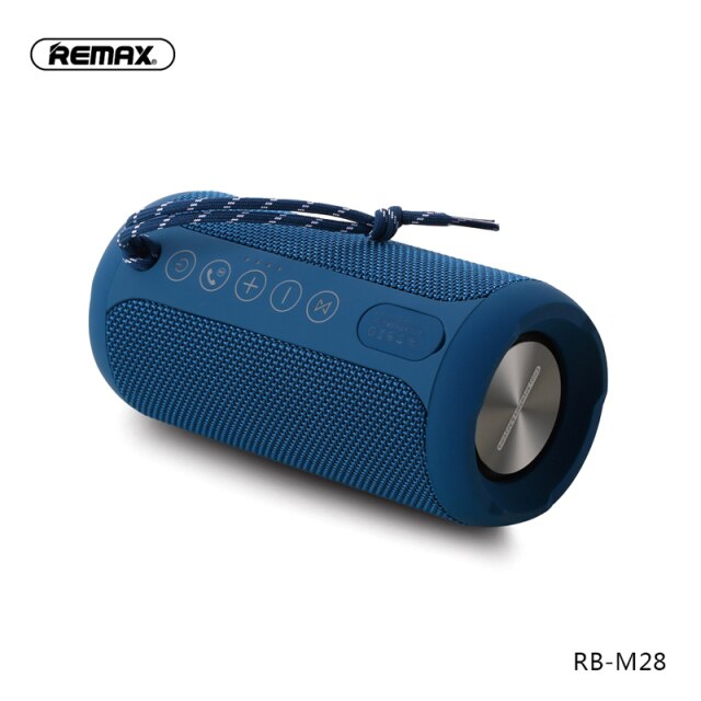 Altavoz Bluetooth de Remax RB-M28, Altavoz Inalámbrico impermeable de IPX6, Sonido estéreo HD Potentes con TWS & Micro Subwoofer