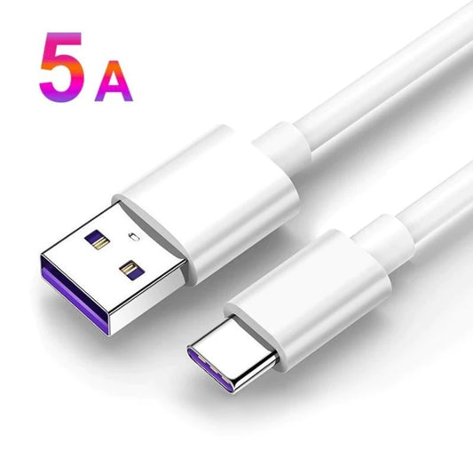 T.REMAX 5A Cable USB-C de Carga Ultra Rápida y Datos Cargador Rápido 1 Metro Tipo C para Huawei P40 Pro/P30/P20/Mate 30/20Xiaomi