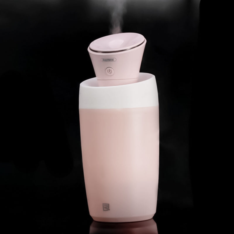 REMAX Humidificador Con Luz LED, Difusor Aromaterapia, Humidificador Ultrasónico, Conexión De USB, Para Viaje/Oficina/Hogar/Coche