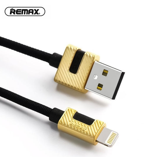 REMAX RC-089i Cable de Carga Resistente 2.4A USB a Lightning(iPhone),Cable para Carga de Teléfono Móvil o Pasar Datos, 100cm