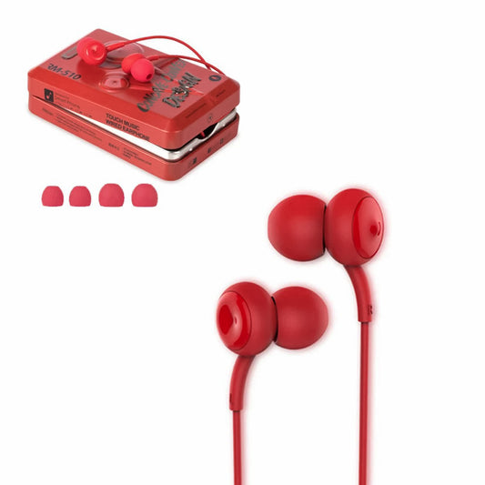 Auriculares in-Ear Remax RM510 con cable de 3,5mm micrófono super Bass y control de volumen, audífonos internos con aislamiento de ruido