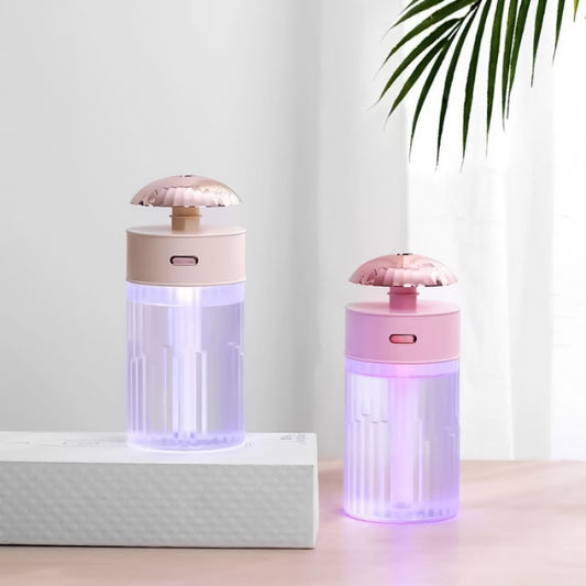 Mini humidificador aromaterapia para casa, 240ML difusor de aceites esenciales para coche, nebulizador USB con lámpara LED noche