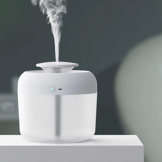 T.REMAX Humidificador Aromaterapia para Casa 2.4L, Máquina de Niebla Ultrasónica con USB/LED, Difusor de Aroma de Gran Capacidad