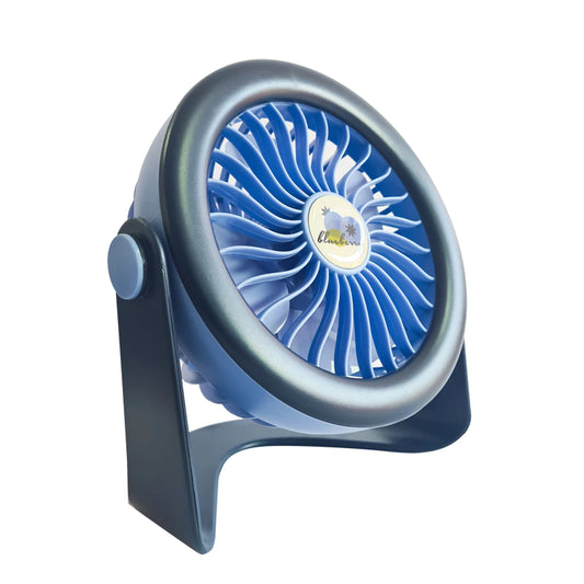 Mini Ventilador De Escritorio, Fuerte Flujo De Aire, Batería Recargable, Silencioso Para El Hogar / Escritorio