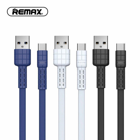 REMAX RC-116a Cable USB a Tipo-C 2.4A, Cable para Carga de Teléfono Móvil o Pasar Datos,100cm