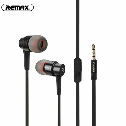 Auricular In-Ear REMAX RM-535 Con Cable Y Micrófono, Audífonos Con Graves HIFI, Deportivos, Con Cancelación De Ruido