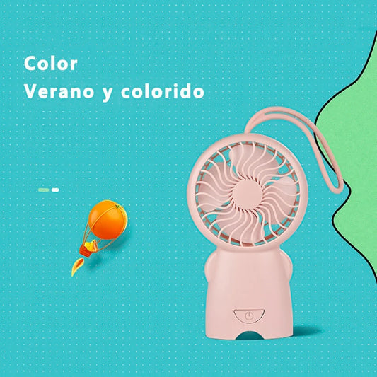 Cool Kid Mini Ventilador portátil con USB del refrigerador del recargable Mini ventilador de viaje al aire libre de la Oficina