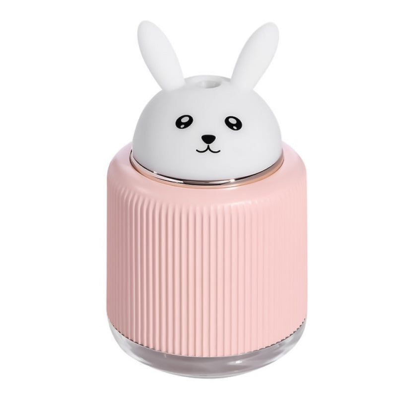 Humidificador de Aire Doméstico, 300mL Difusor de Aroma de Niebla Fría con luz LED, Humidificador Ultrasónico de Niebla de Aire