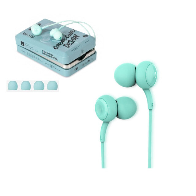 Auriculares in-Ear Remax RM510 con cable de 3,5mm micrófono super Bass y control de volumen, audífonos internos con aislamiento de ruido