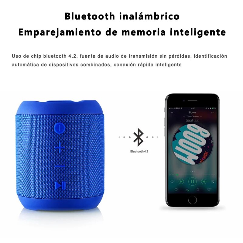 REMAX M21 Altavoz Bluetooth Potente, Altavoz Portátil, Resistente Al A –  HOME UNIVERSAL