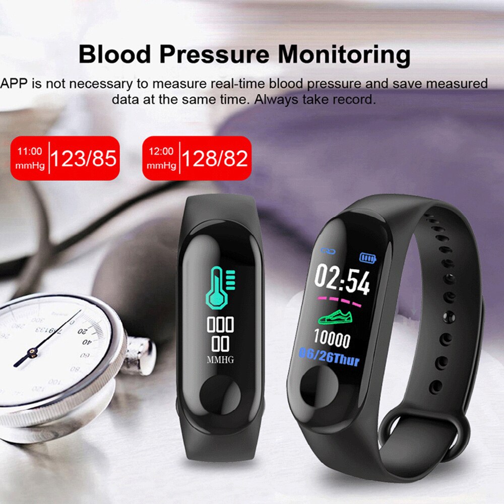 SW09  Reloj Inteligente para Hombre Mujer y Niños, Pulseras de Actividad con Notificaciones, Bluetooth, Botón Táctil