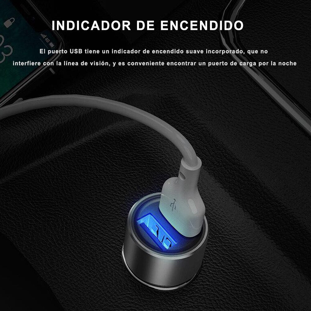 BCR01 Transmisor FM Bluetooth, Cargador De Coche, Cargador Mechero Con –  HOME UNIVERSAL