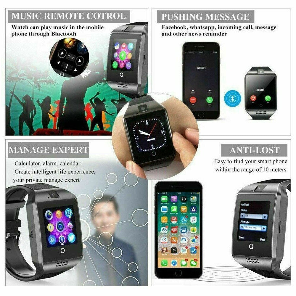 EA50 Reloj Inteligente para Hombre y Mujer, Smartwatch con Llamada, Bluetooth, Pantalla Completamente Táctil, para Android/ IOS