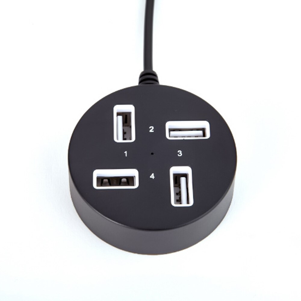 UH01 Hub USB de 4 Puertos, Divisor USB de Alta Velocidad para Pen Drive, Ratón, Teclado, Móvil, Bajo Consumo de Energía, Hub USB 2.0