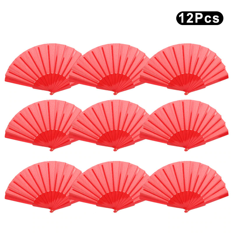 ABANICOS PLASTICO 23 CM, ABANICOS PARA EVENTOS, DETALLES PARA LOS INVITADOS, REGALOS DE BODA, FIESTAS, COMUNIÓN O BAUTIZO