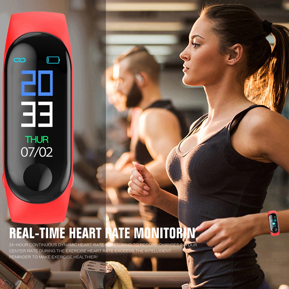 SW09  Reloj Inteligente para Hombre Mujer y Niños, Pulseras de Actividad con Notificaciones, Bluetooth, Botón Táctil