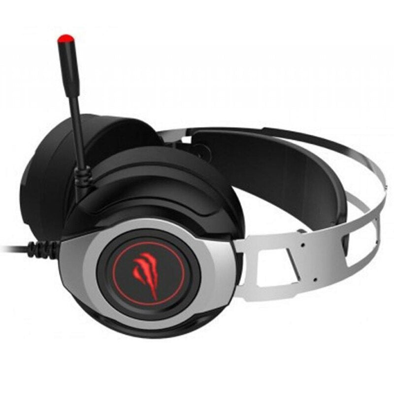 GAMENOTE H2007U Auriculares Gaming Metalizados con Diadema Y Luz Led Con Puerto USB 7.1