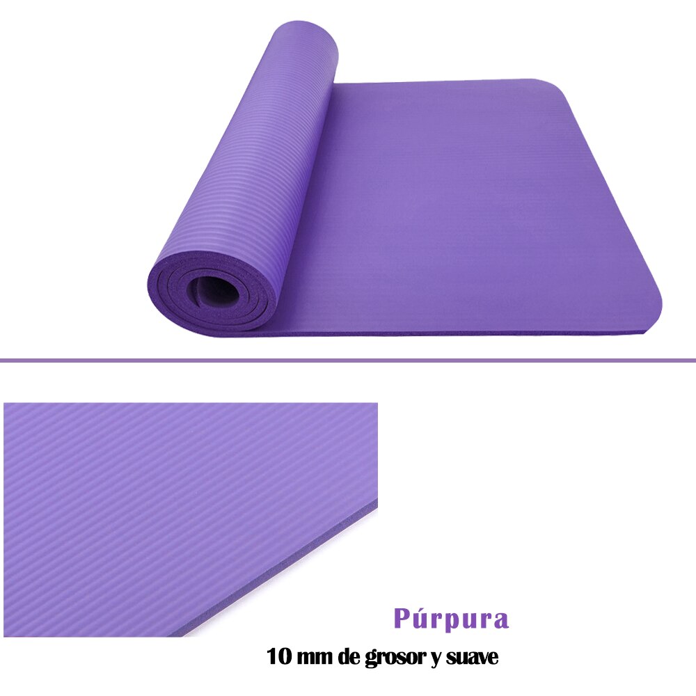 Esterilla Yoga Antideslizante, Alfombrilla Deportiva para Fitness Grosor Extra, Yoga Colchoneta Antideslizante para Yoga, Pilates, Deporte, Gimnasia, Fitness, meditación. 183cm x 61cm