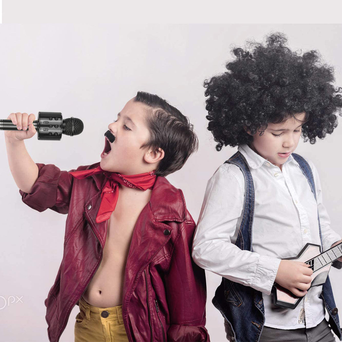 Micrófono con altavoz inalámbrico Bluetooth WS-858 de mano para Karaoke reproductor USB KTV