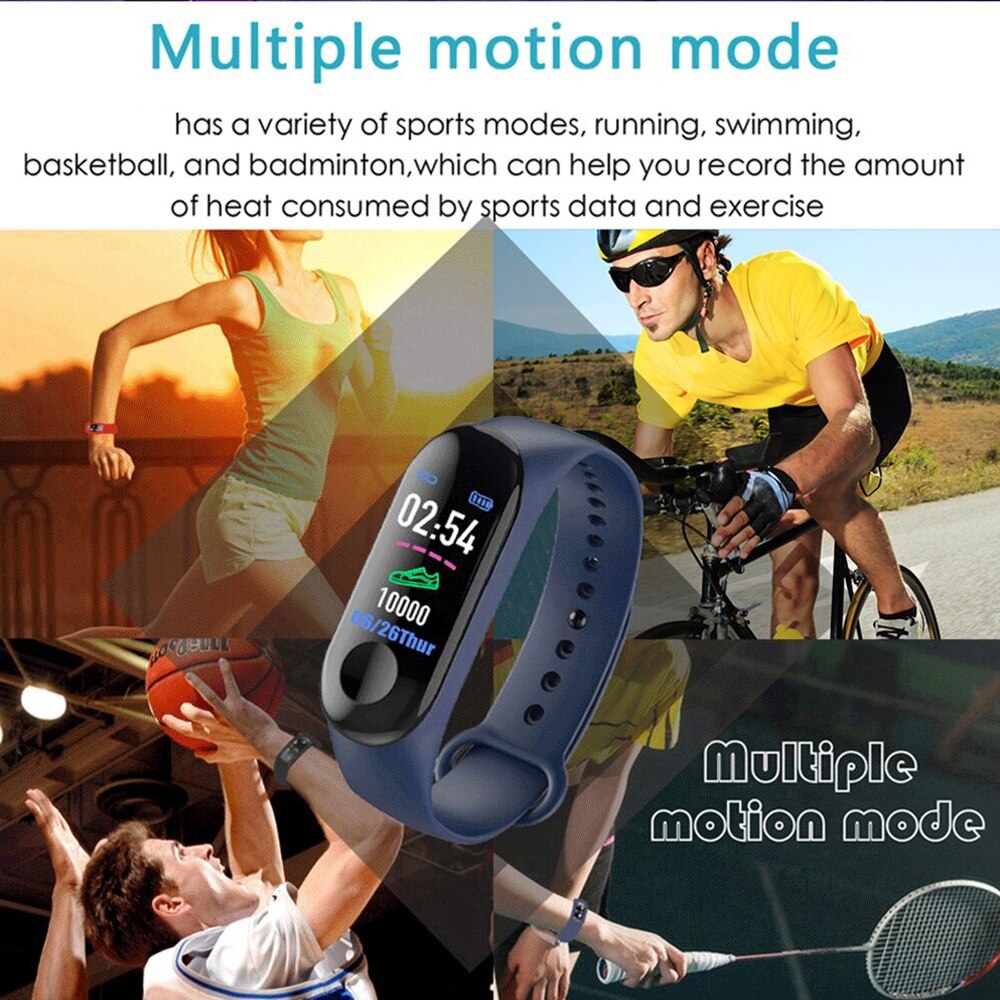 SW09  Reloj Inteligente para Hombre Mujer y Niños, Pulseras de Actividad con Notificaciones, Bluetooth, Botón Táctil