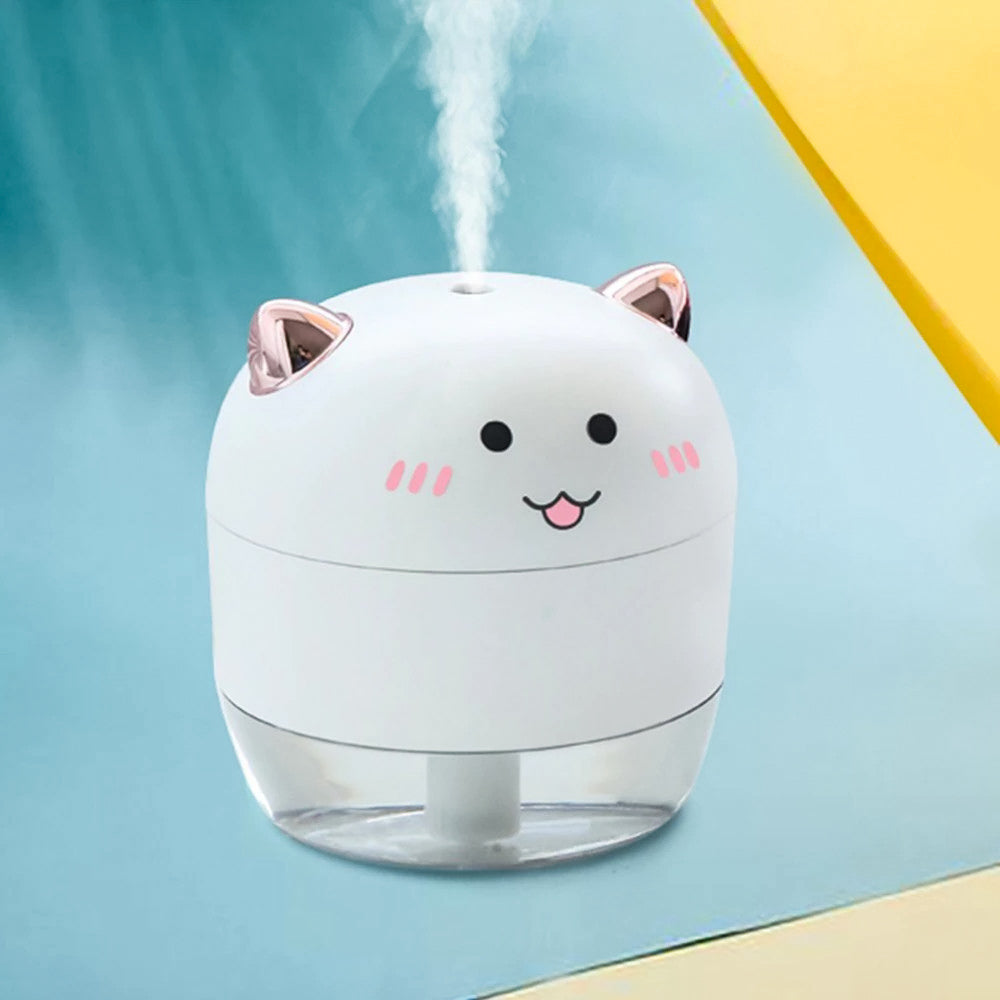 Humidificador con luz LED ultrasónico del ángel/demonio, Humidificador aromaterapia para casa de 200ML, purificador de aire